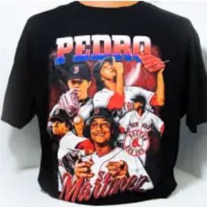 Pedro Martinez red sox commemorative t shirt size medium